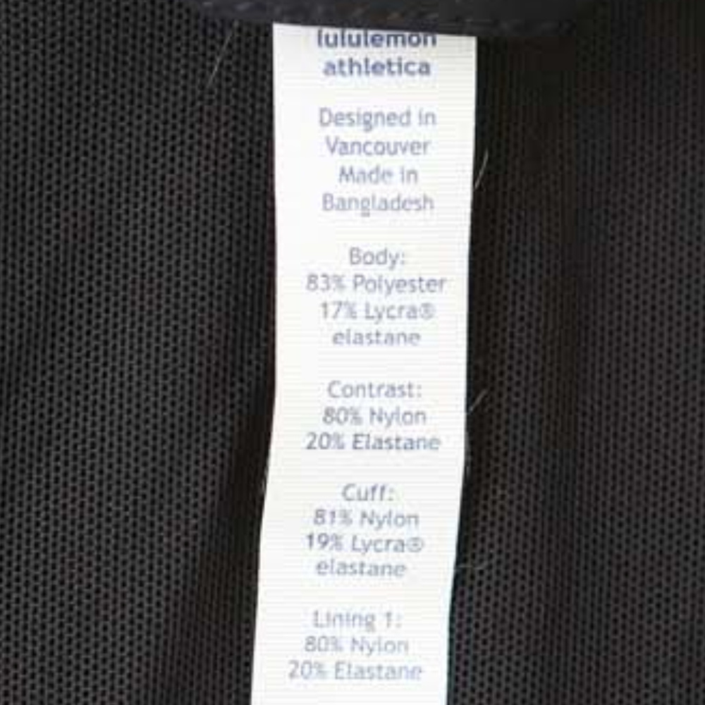 Lululemon Women's Hoodie 6 NWOT RARE Black Sheer - Picture 6 of 8